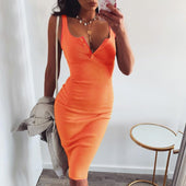 Midikleid mit Knöpfen-Bombardina.de