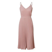 Midikleid mit plissiertem Saum-Bombardina.de