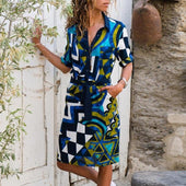 Midikleid in Form eines Hemdes-Bombardina.de