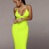 Midikleid mit dekorativen Trägern-Bombardina.de