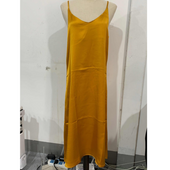 Einfarbiges Midikleid-Bombardina.de