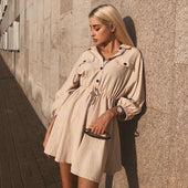 Minikleid in Form eines Hemdes-Bombardina.de