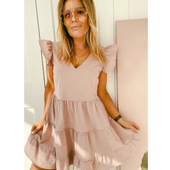 Minikleid mit Tupfen-Bombardina.de