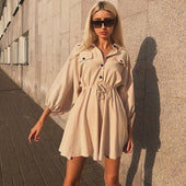 Minikleid in Form eines Hemdes-Bombardina.de
