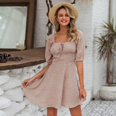 Minikleid mit Puffärmeln-Bombardina.de