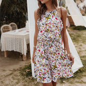 Minikleid mit Blumen-Bombardina.de