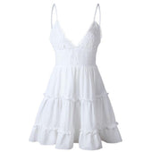 Minikleid mit Rüschen-Bombardina.de