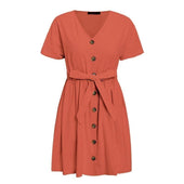 Minikleid mit Knöpfen-Bombardina.de