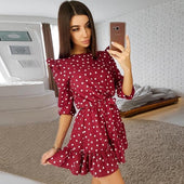 Minikleid mit Tupfen-Bombardina.de