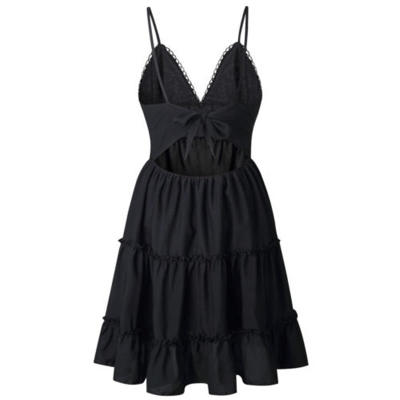 Minikleid mit Rüschen-Bombardina.de