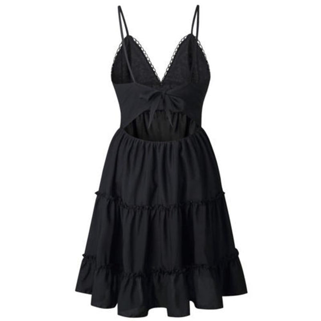 Minikleid mit Rüschen-Bombardina.de