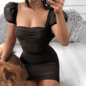 Minikleid mit Raffung-Bombardina.de