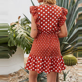 Minikleid mit Tupfen-Bombardina.de