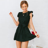 Minikleid mit Schleife-Bombardina.de