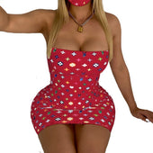 Trägerloses Minikleid-Bombardina.de