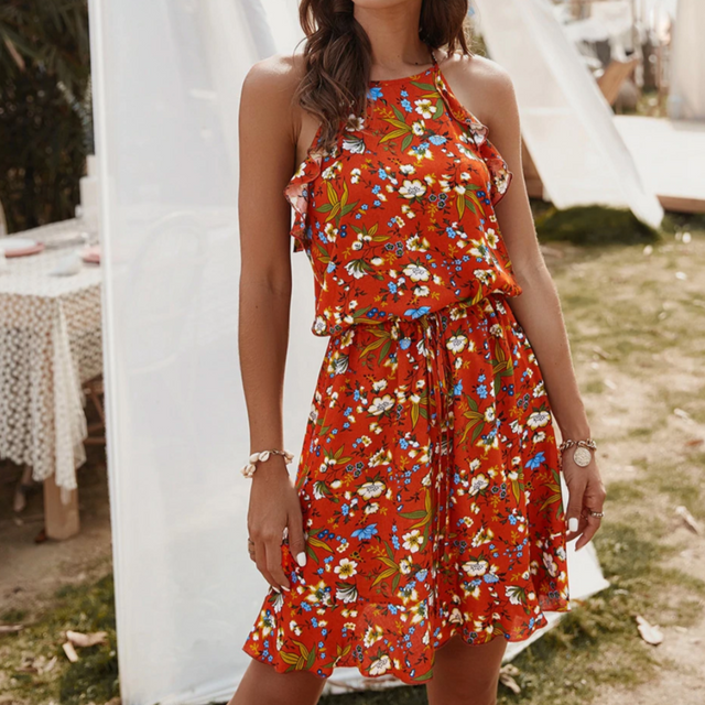 Minikleid mit Blumen-Bombardina.de