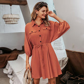 Minikleid in Form eines Hemdes-Bombardina.de