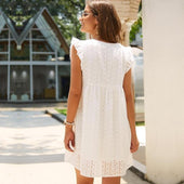 Durchbrochenes Minikleid-Bombardina.de