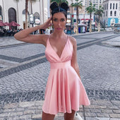 Minikleid aus Satin-Bombardina.de