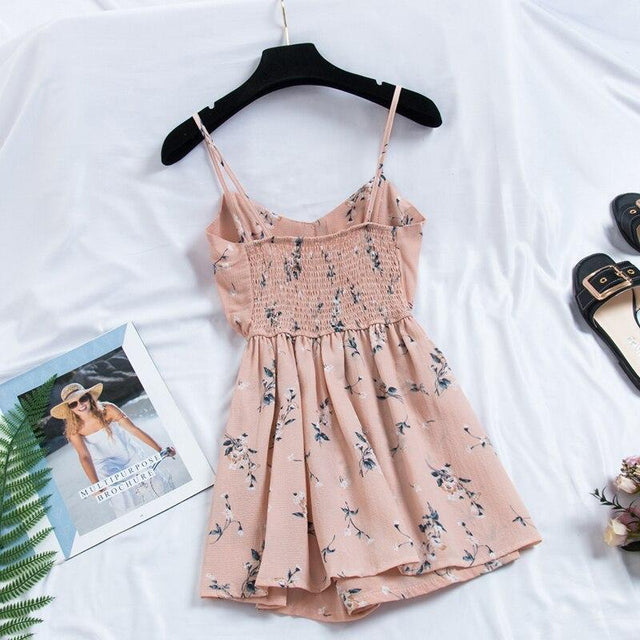 Minikleid mit Blumen-Bombardina.de