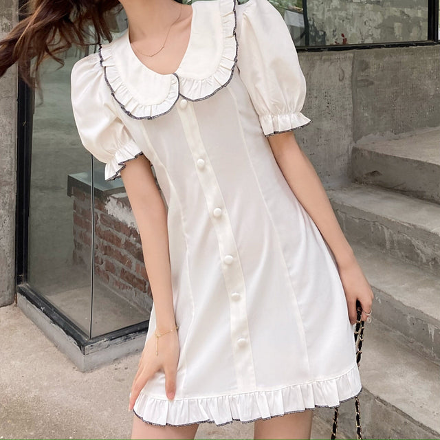 Minikleid mit Kragen-Bombardina.de