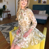 Minikleid mit Blumen-Bombardina.de