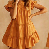 Minikleid mit Rüschen-Bombardina.de