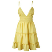 Minikleid mit Rüschen-Bombardina.de