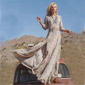 Strandkleid mit orientalischem Muster-Bombardina.de