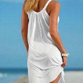 Strandkleid mit Raffung-Bombardina.de
