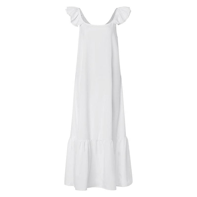 Strandkleid mit Rüschen-Bombardina.de