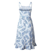 Strandkleid in Blättern-Bombardina.de