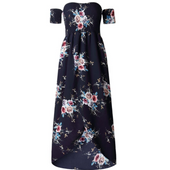 Strandkleid mit fallenden Trägern-Bombardina.de
