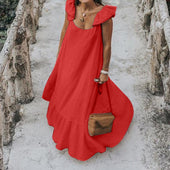 Strandkleid mit Rüschen-Bombardina.de