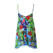 Strandkleid mit Blumen-Bombardina.de