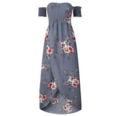 Strandkleid mit fallenden Trägern-Bombardina.de