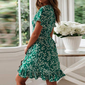 Strandkleid mit Blumen-Bombardina.de