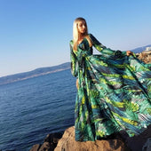Strandkleid mit langen Ärmeln-Bombardina.de