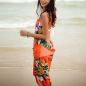 Strandkleid mit Blumen-Bombardina.de