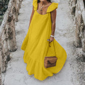 Strandkleid mit Rüschen-Bombardina.de