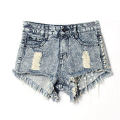 Damen-Shorts mit Abschürfungen-Bombardina.de