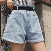 Damen Shorts mit großen Taschen-Bombardina.de