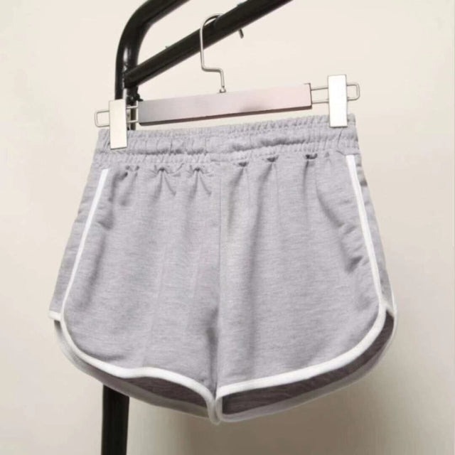 Damen-Shorts mit weißem Besatz-Bombardina.de