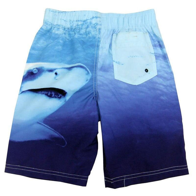 Badeshorts für einen Jungen mit einem Hai-Bombardina.de