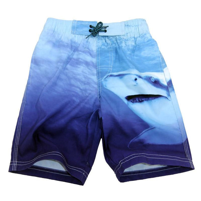 Badeshorts für einen Jungen mit einem Hai-Bombardina.de