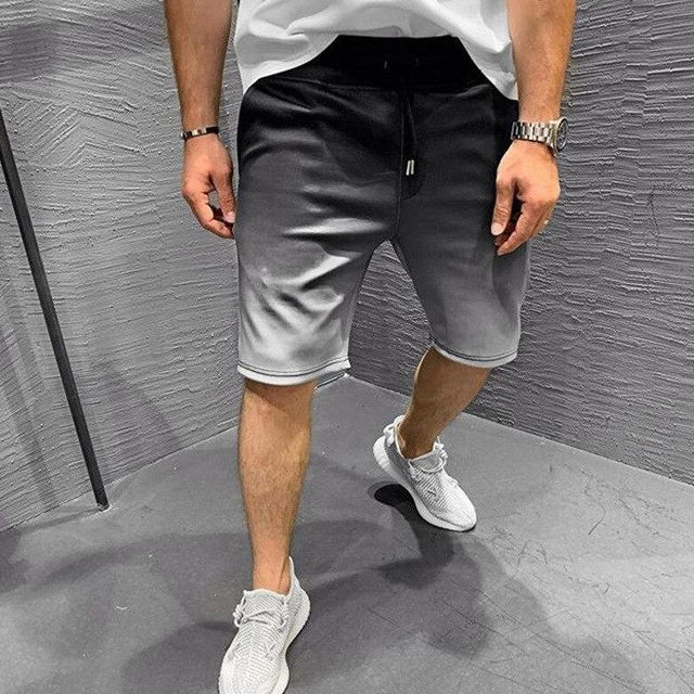 Herrenshorts mit ombre-Bombardina.de-Motiv
