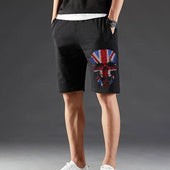 Herrenshorts mit Totenkopfmotiv-Bombardina.de