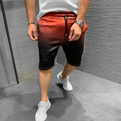 Herrenshorts mit ombre-Bombardina.de-Motiv