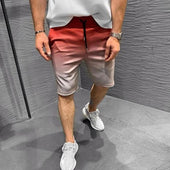 Herrenshorts mit ombre-Bombardina.de-Motiv