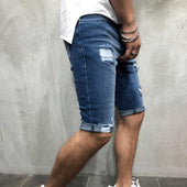 Herren-Shorts mit Abschürfungen-Bombardina.de